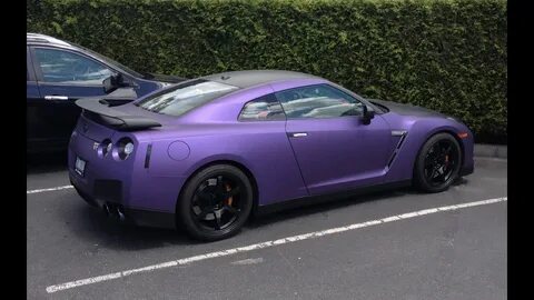 Purple Nissan GTR - YouTube