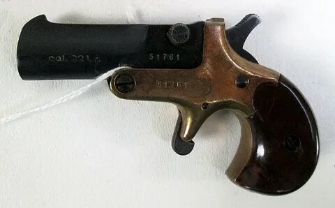 Sold Price: RECK SINGLE SHOT DERRINGER, 22 lr caliber, 2 1/4