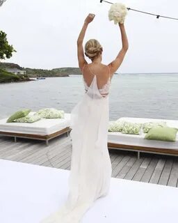 Helena Bordon's Calvin Klein Wedding Dress POPSUGAR Fashion