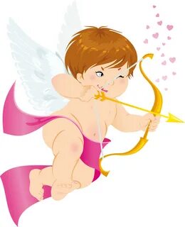 More Information - Cupid Angel Clip Art Pink - Png Download 