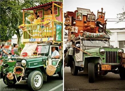 Willys Jeep - главный герой красочного переезда по-колумбийс