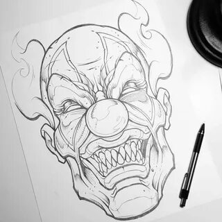 Scary clown clean pencil WIP! #pencil #pencilart #pencildraw