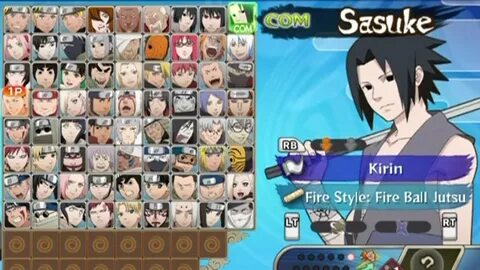 Naruto Ultimate Ninja Storm Generations - All Characters Unl