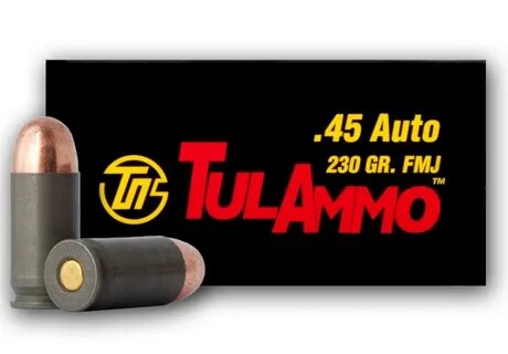 Tula 45 ACP 230 Grain FMJ 500 Rounds - $265 gun.deals