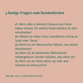 30 fragen zum kennenlernen