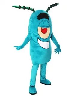 Sheldon J. Plankton Mascot Costume - Mascot Costumes