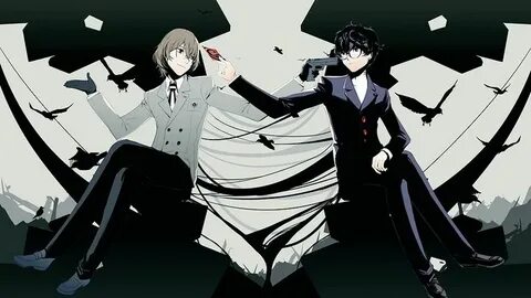 Akechi and Akira Persona 5, Persona 5 joker, Persona five