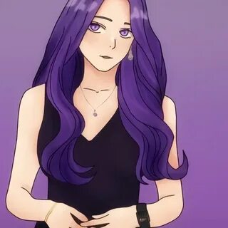 Steam Workshop::Beautiful Girl Purple Hair