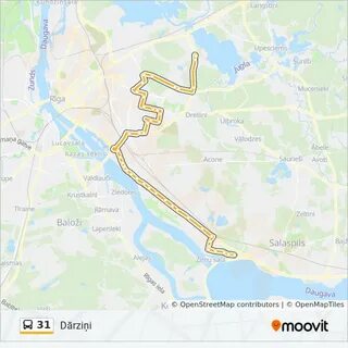 31 Route: Schedules, Stops & Maps - Dārziņi (Updated)