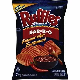 Ruffles Flamin' Hot Bar-B-Q Potato Chips Walmart Canada