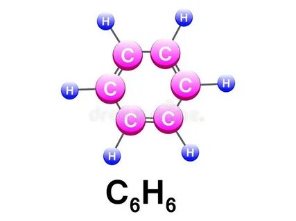 Benzene Molecular Geometry Line Icon Stock Vector - Illustra