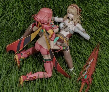 Rule34 - If it exists, there is porn of it / fiora, pyra / 4