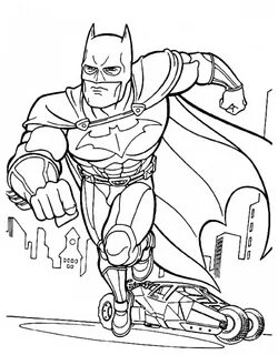 Batman Coloring Pages for Adults Cartoon coloring pages, Sup