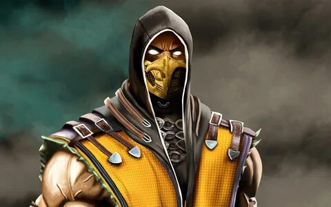 2880x1800 Scorpion From Mortal Kombat 5k Macbook Pro Retina 