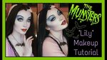 Lily Munster Makeup Tutorial - YouTube