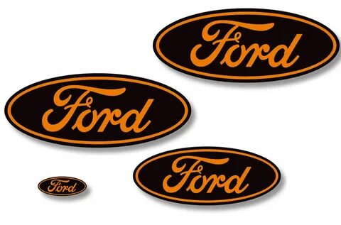 Ford F-150 Colored Oval Emblem Overlay Decals (2009-2014)