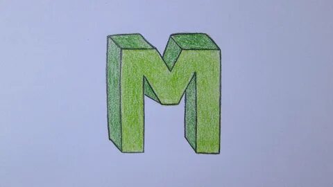 Cómo dibujar la letra M - YouTube