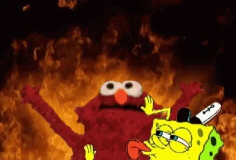 Kink Bob Elmo Fire GIF - Kink Bob Elmo Fire Sponge Bob - Dis