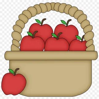 Library of basket of apples clip art royalty free stock png 