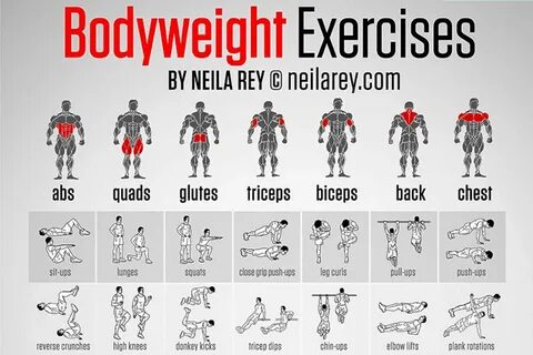 Body weight exercises for man boobs