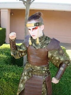 Sokka dressed as the Kyoshi Warrior! Haha awesome! Avatar th