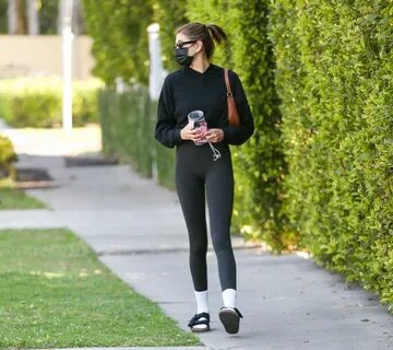 Kaia Gerber’s Sexy Ass After Workout (8 Photos) - FappeningT