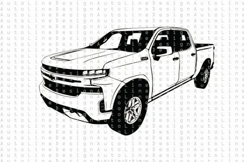 Free 197 Square Body Chevy Truck Svg SVG PNG EPS DXF File - 