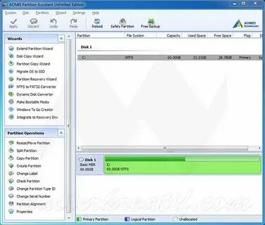 Download Aomei Partition Assistant Professional Exclusive Li