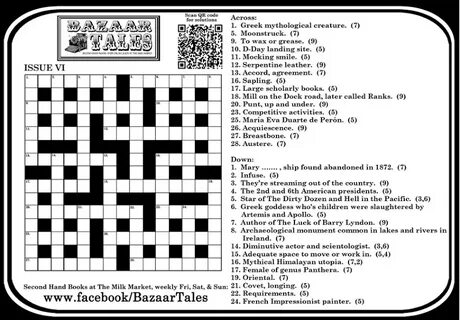 Bazaar Tales: Crosswords