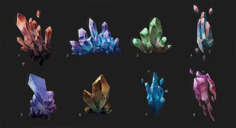 ArtStation - Crystals concept art