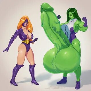 Silent Soul Ken у Твіттері: "R-18 She-Hulk vs Titania #hyper