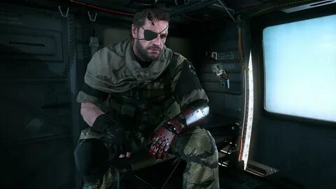 #791207 4K, Solid V, Solid Snake, Metal Gear, Men, Eye patch