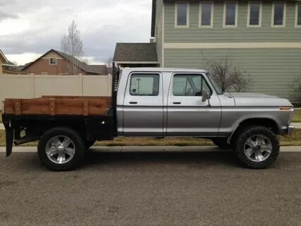 1974 Ford F250 Crew Cab Short Box Highboy Flatbed for sale i