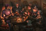 The Witcher 3 Plating Gwent Fan Art