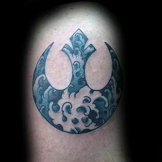 50 Rebel Alliance Tattoo Designs For Men - Star Wars Symbol 