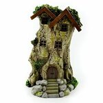 LED Fairy Tree House Miniature Fairy Garden House Forest Ets