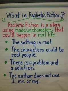 Realistic fiction Third grade writing, Writing anchor charts