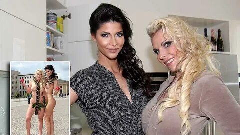 Micaela Schäfer und Aische Pervers: Nackt-Shooting.