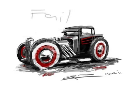 Hot Rod Black Widow Pen Design