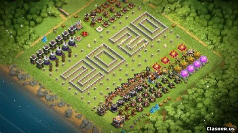 Copy Base Town Hall 11 TH11 Fun Troll Progress base - 2020 y