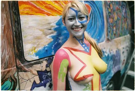 Body painting - NYC - 2018 film phootography nikon fm2 Flick