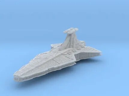 Venator Star Destroyer (1/7000) 3d printed Star wars ships, 
