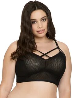 Cute Black Bralette - Strappy Bralette Making Moves Strappy Bralette - Blac...