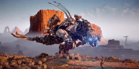 Horizon Zero Dawn Thunderjaw Statue Giveaway Celebrates Anni