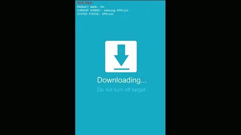Samsung пишет: downloading. do not turn off target! что дела