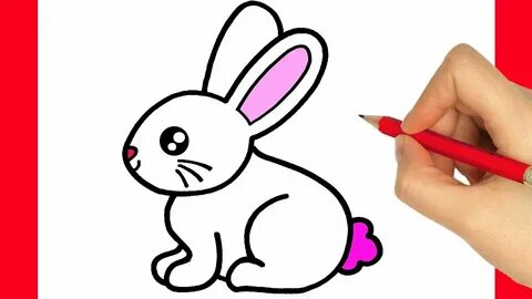 COMO DIBUJAR UN CONEJO DE PASCUA - DIBUJAR UN CONEJITO DE PA