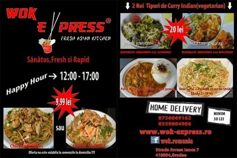 Wok Express da Oradea Menu