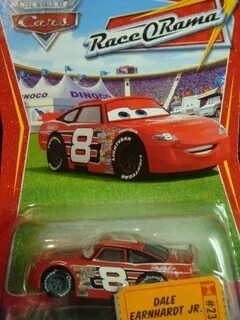 Disney Pixar World of Cars Dale Earnhardt Jr #8 1:55 Scale b