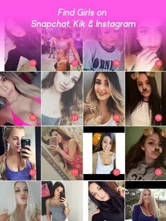 Girls for Kik, Snapchat Meet Dating Chat App Apps 148Apps