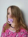 Lilac Pacifier - The Dotty Diaper Company